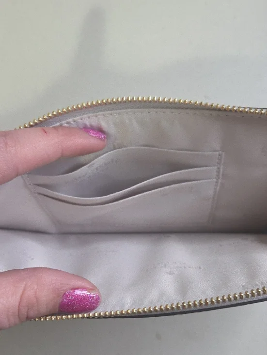 kate spade Silver Metallic Wristlet Clutch - Picture 3 of 6